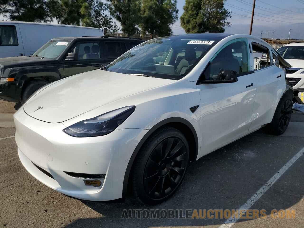 7SAYGDEE7NF556585 TESLA MODEL Y 2022