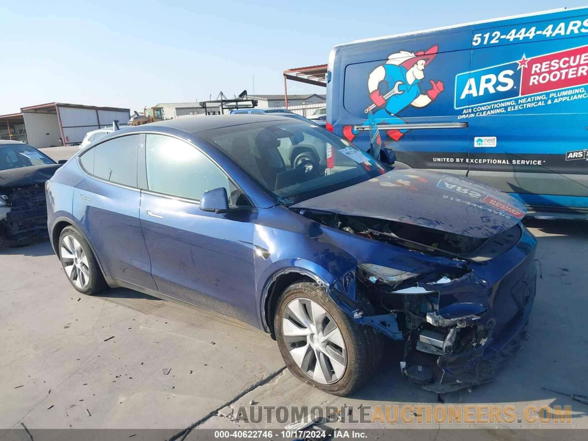 7SAYGDEE8NA002758 TESLA MODEL Y 2022