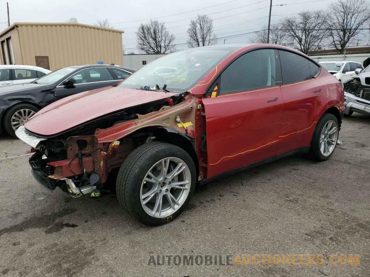 7SAYGDEE8NA014893 TESLA MODEL Y 2022