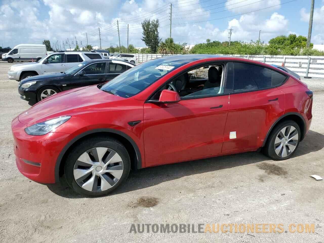 7SAYGDEE8NF307387 TESLA MODEL Y 2022