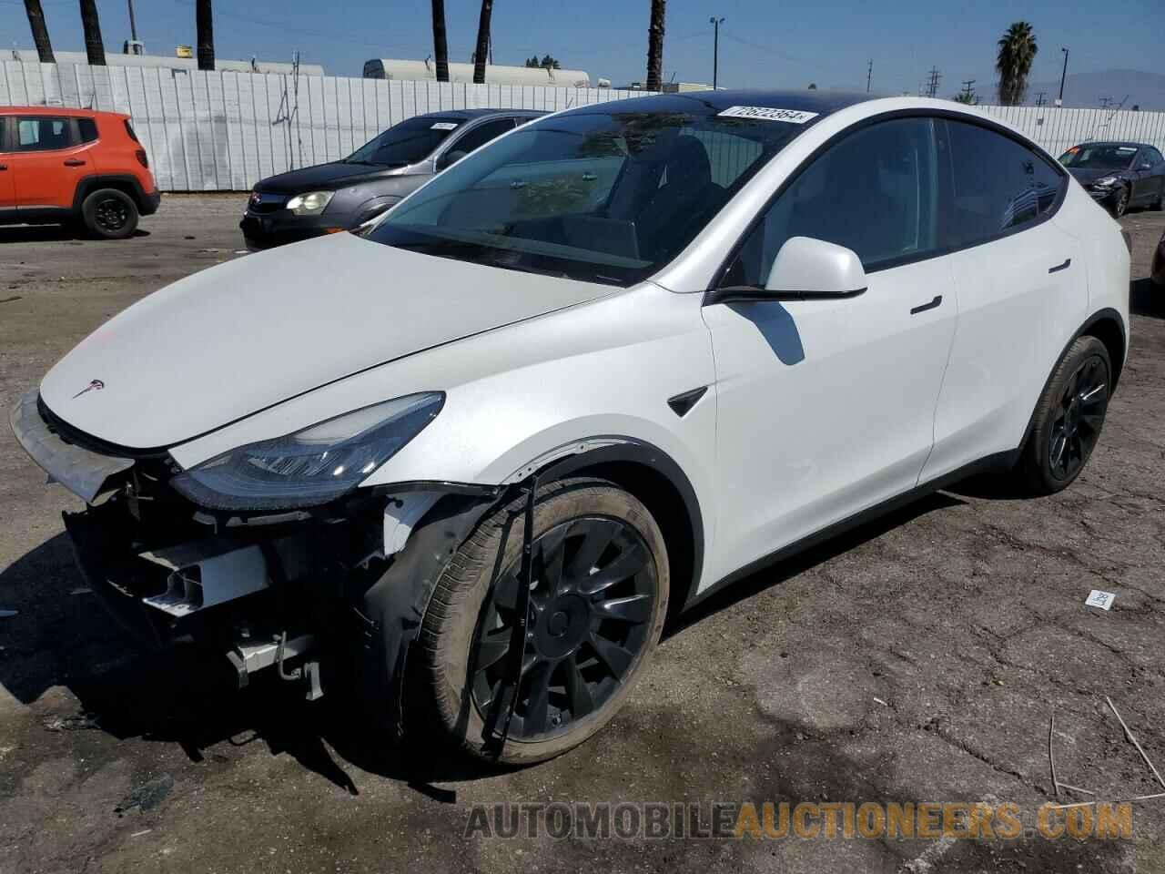 7SAYGDEE8NF365337 TESLA MODEL Y 2022