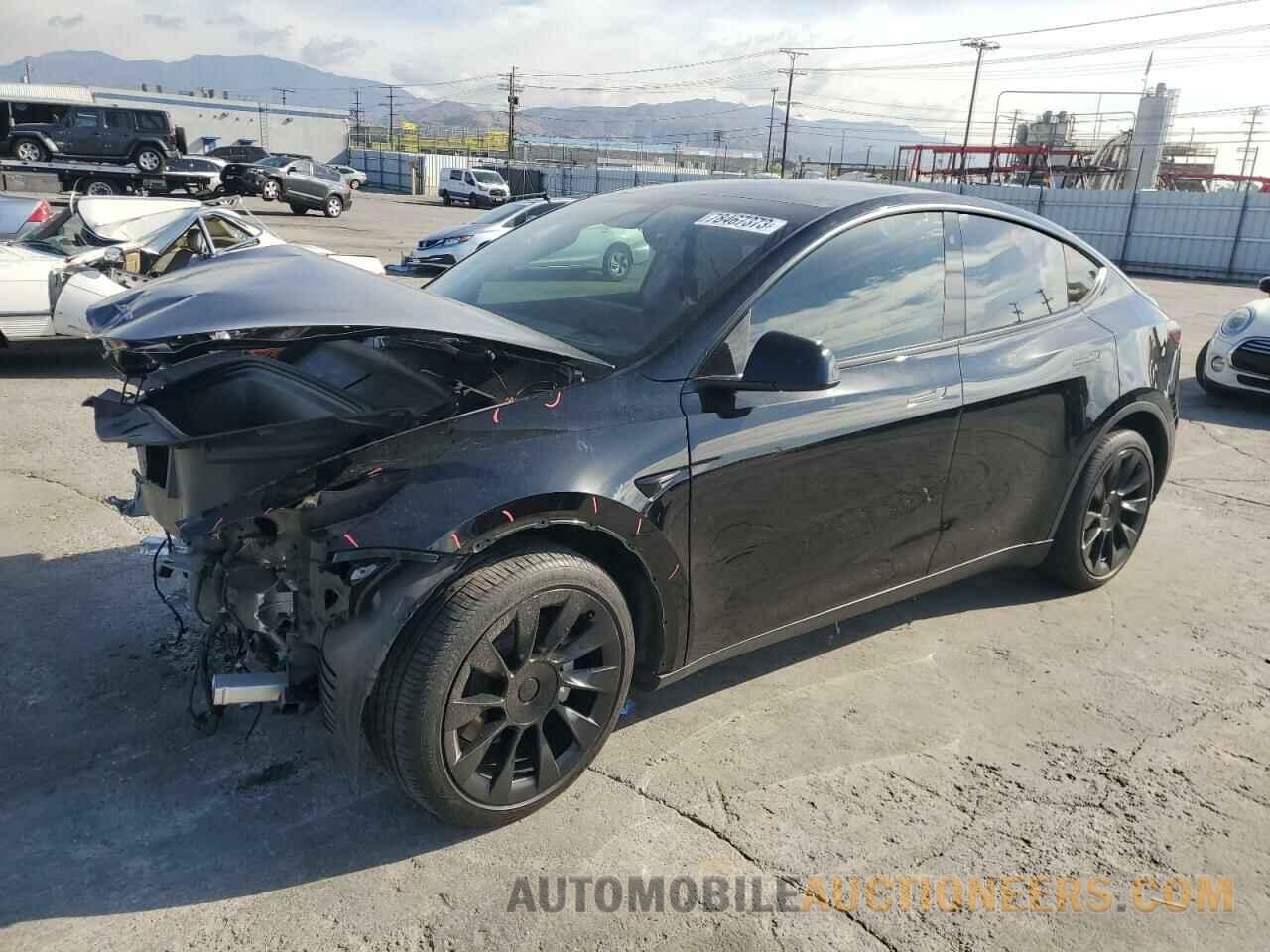 7SAYGDEE8NF370652 TESLA MODEL Y 2022