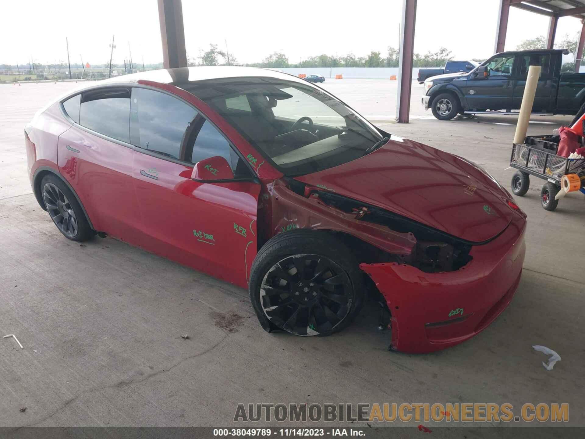 7SAYGDEE8NF424032 TESLA MODEL Y 2022