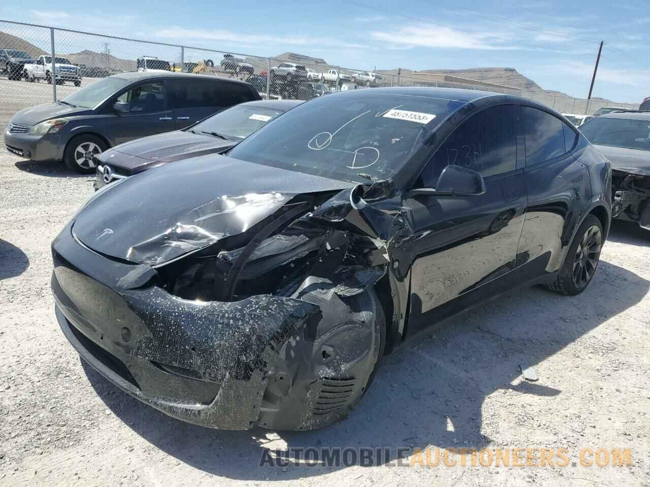 7SAYGDEE8NF457628 TESLA MODEL Y 2022