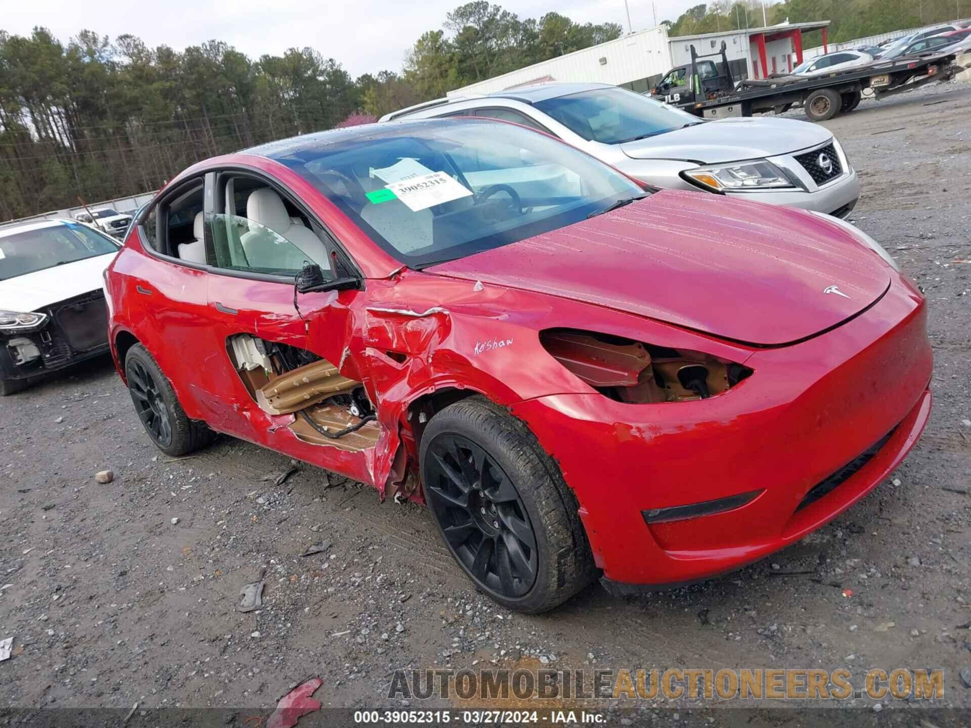 7SAYGDEE8PF612391 TESLA MODEL Y 2023