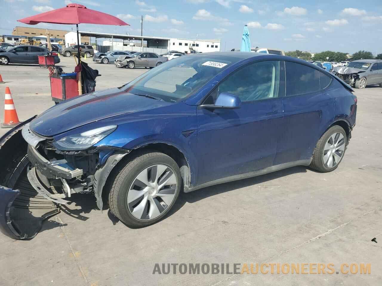 7SAYGDEE9NA007483 TESLA MODEL Y 2022