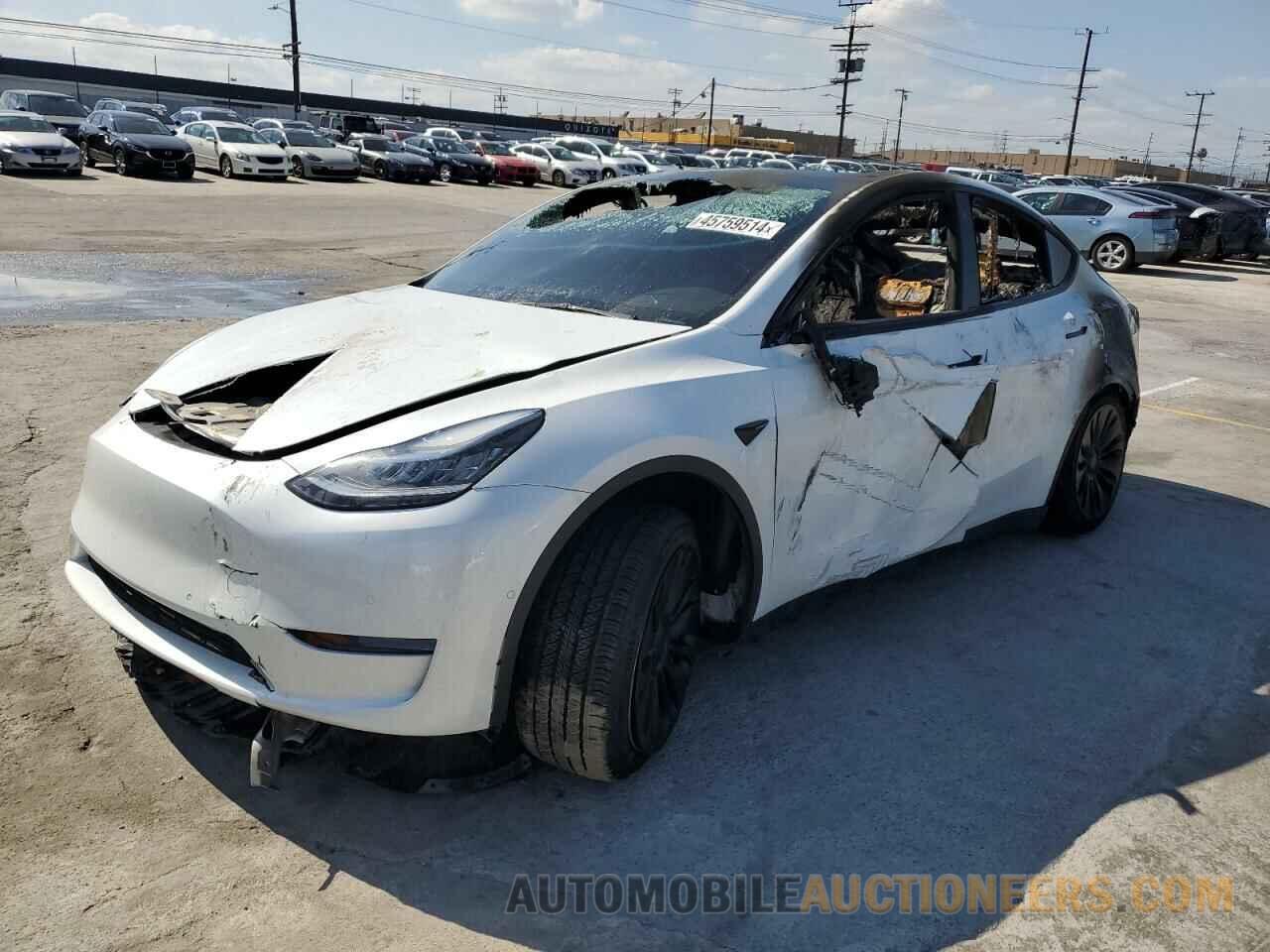 7SAYGDEE9NA022677 TESLA MODEL Y 2022