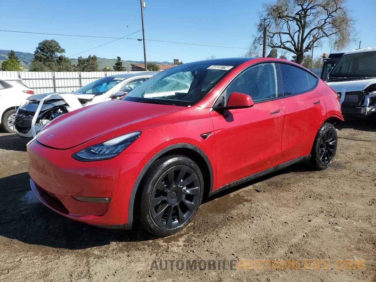 7SAYGDEE9NF387170 TESLA MODEL Y 2022