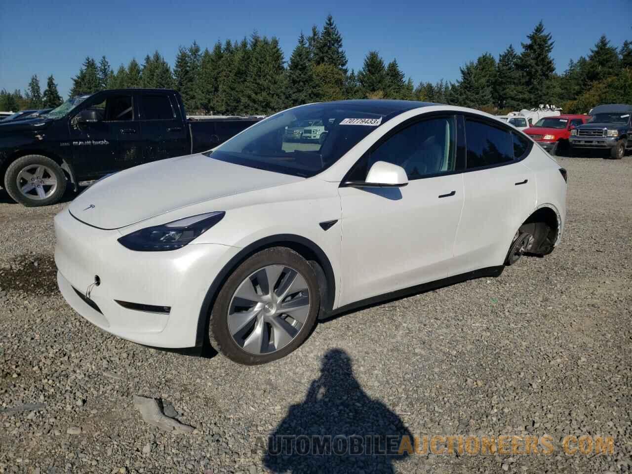 7SAYGDEE9NF545412 TESLA MODEL Y 2022