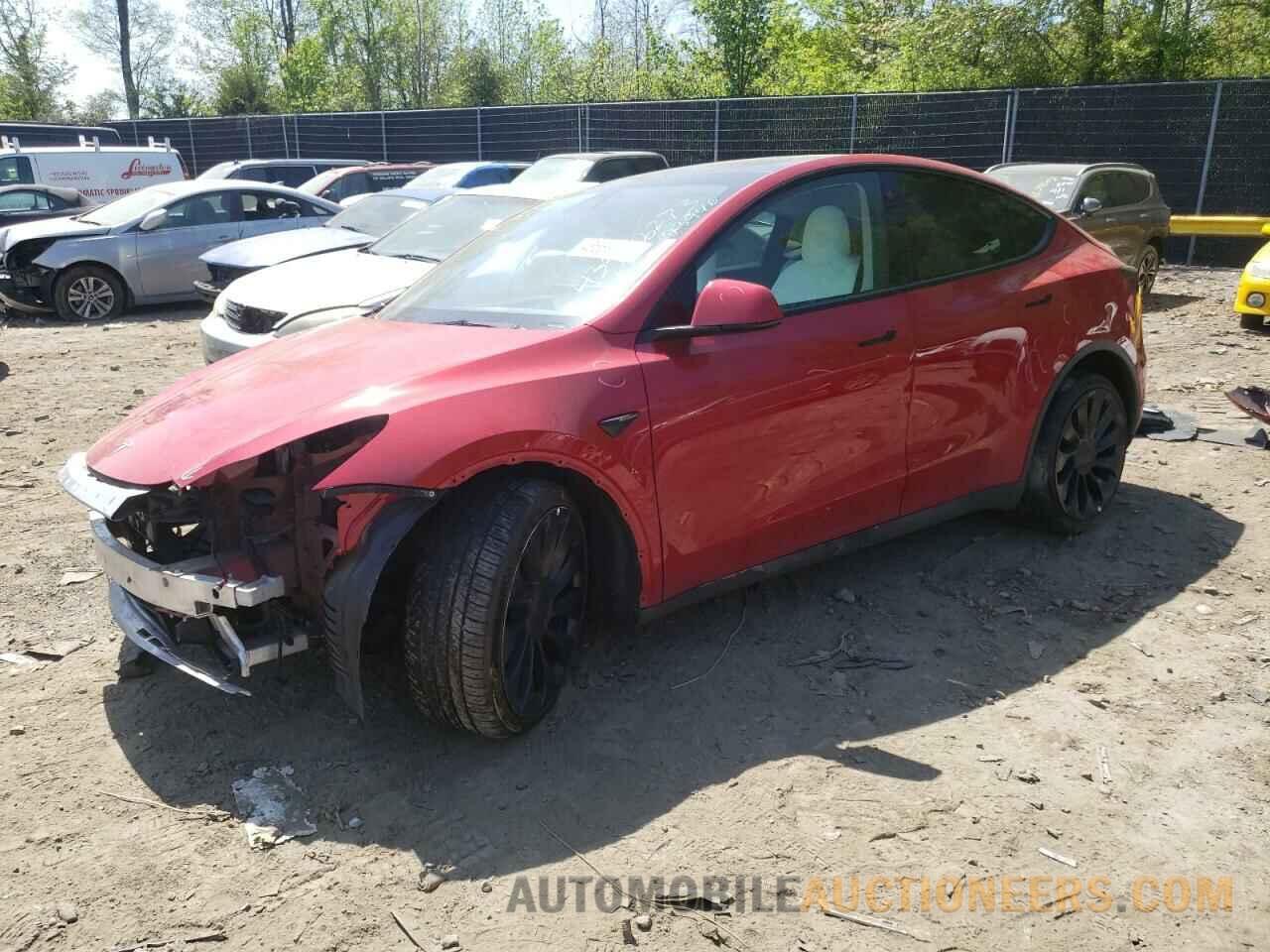 7SAYGDEF0NF327674 TESLA MODEL Y 2022