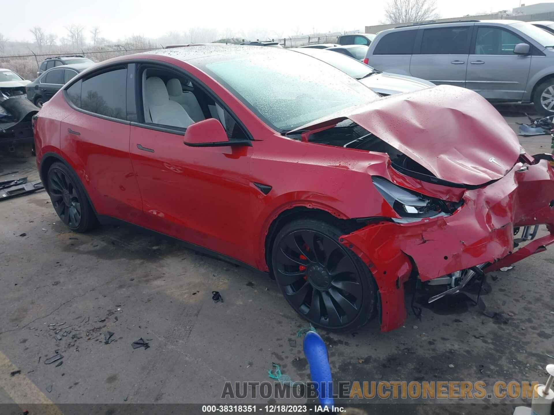 7SAYGDEF0NF343034 TESLA MODEL Y 2022