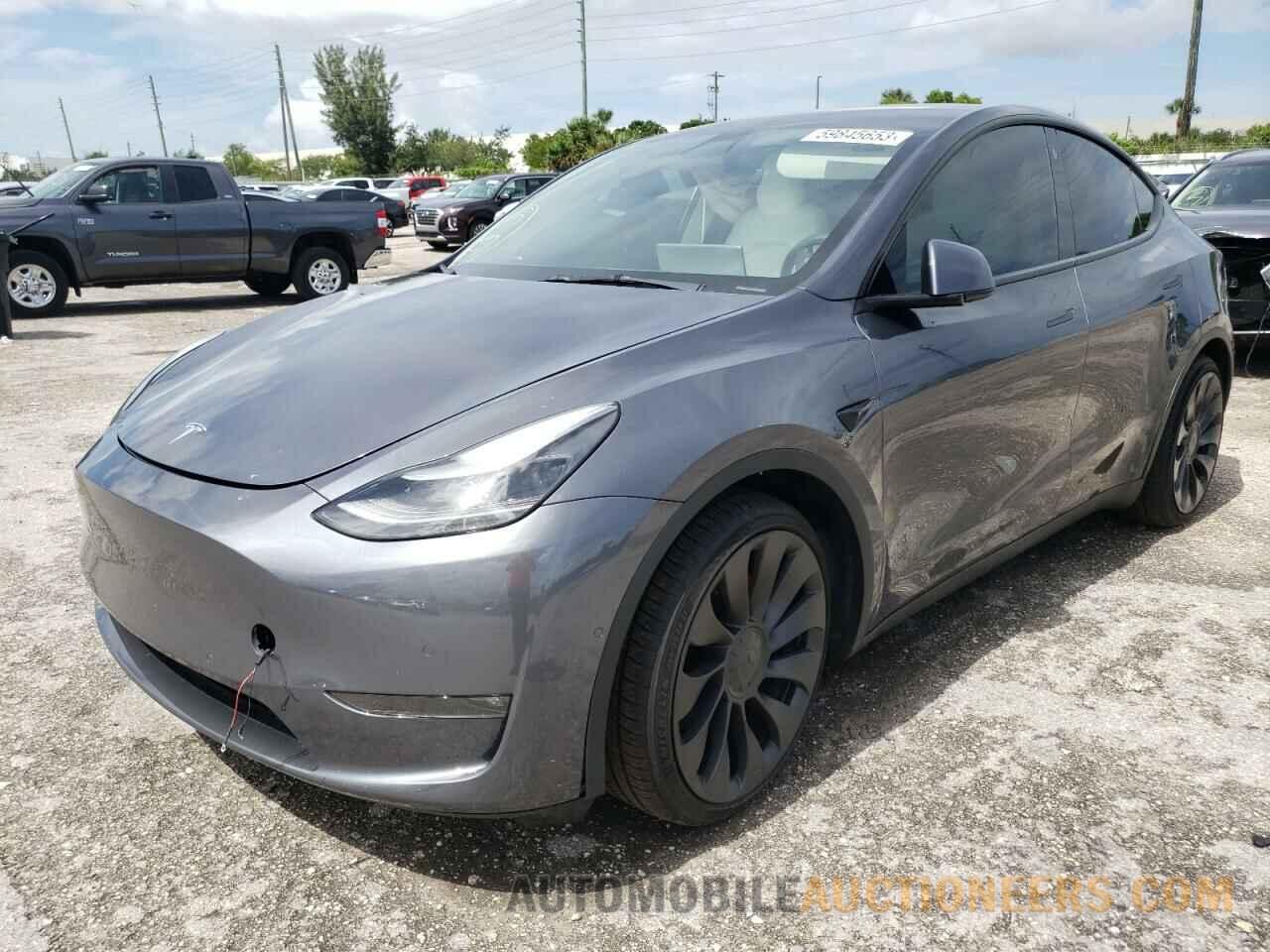 7SAYGDEF0NF376888 TESLA MODEL Y 2022