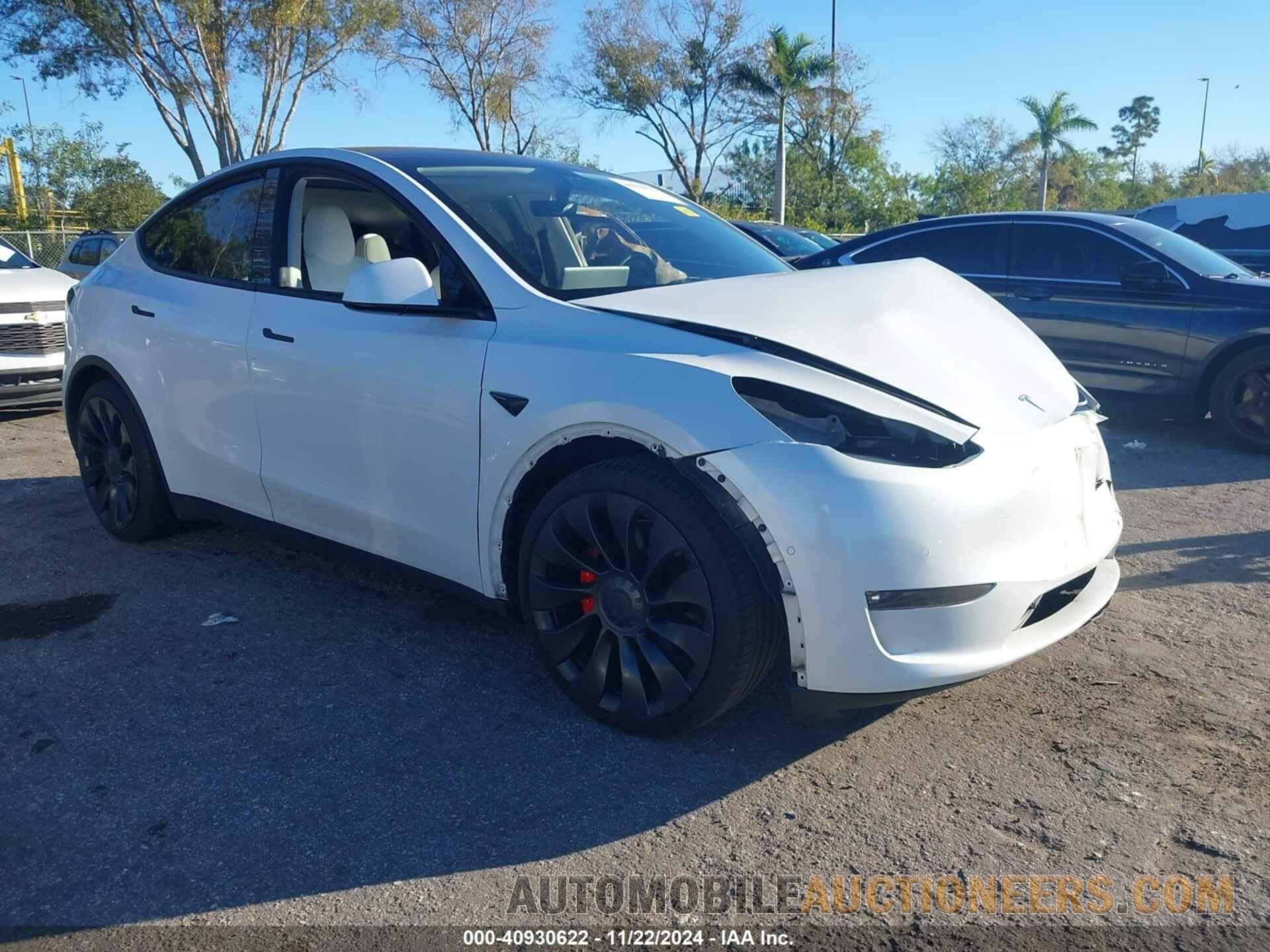 7SAYGDEF0NF377748 TESLA MODEL Y 2022