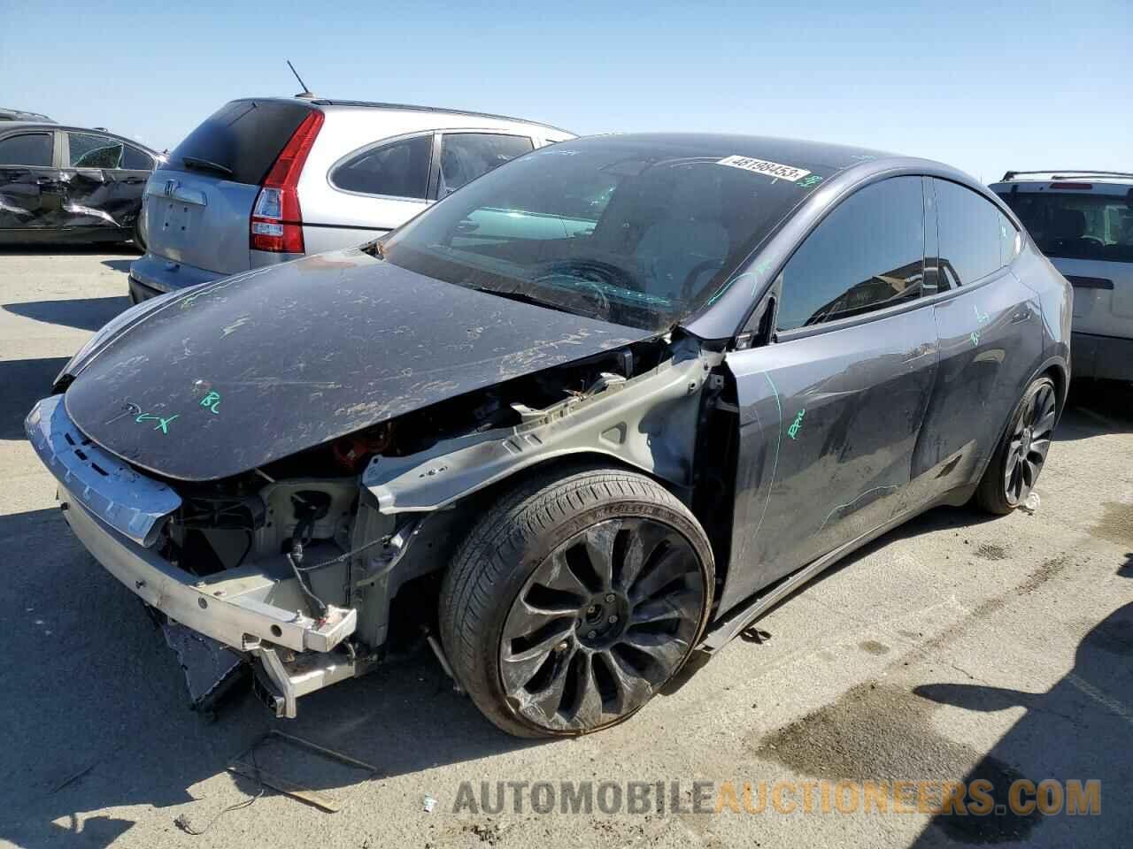 7SAYGDEF0NF438645 TESLA MODEL Y 2022