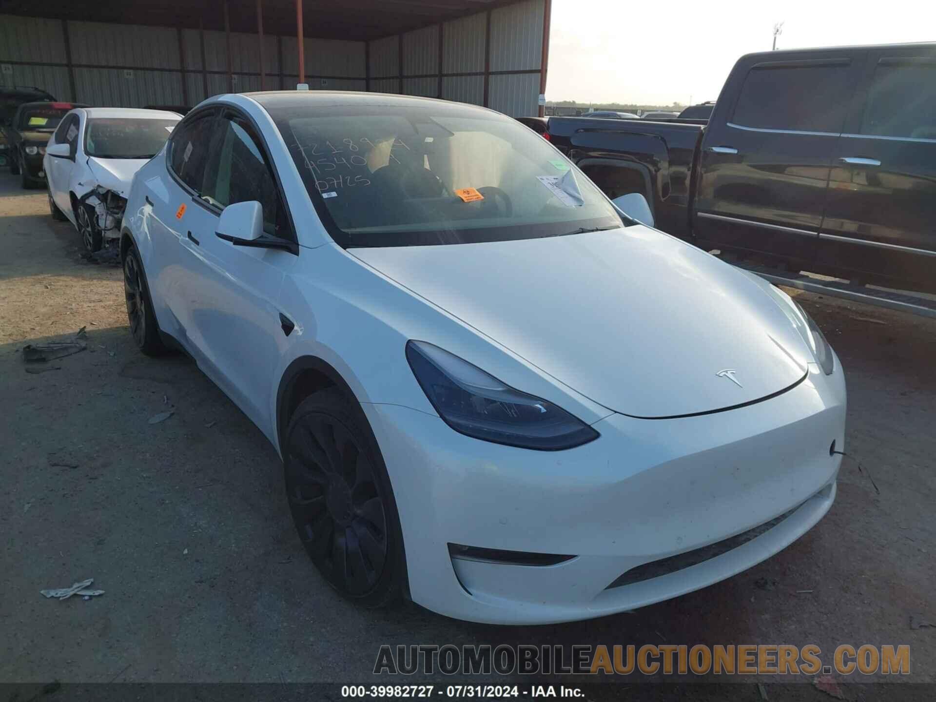 7SAYGDEF0NF454084 TESLA MODEL Y 2022