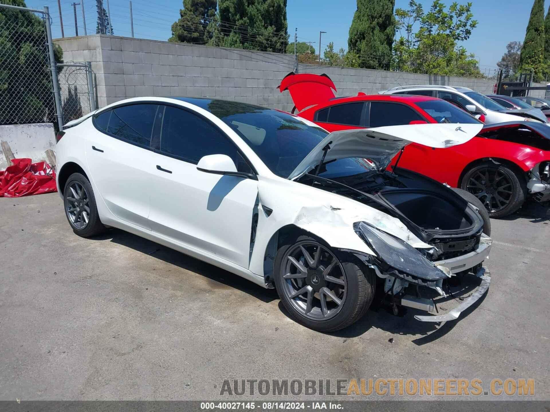 7SAYGDEF0NF455848 TESLA MODEL Y 2022