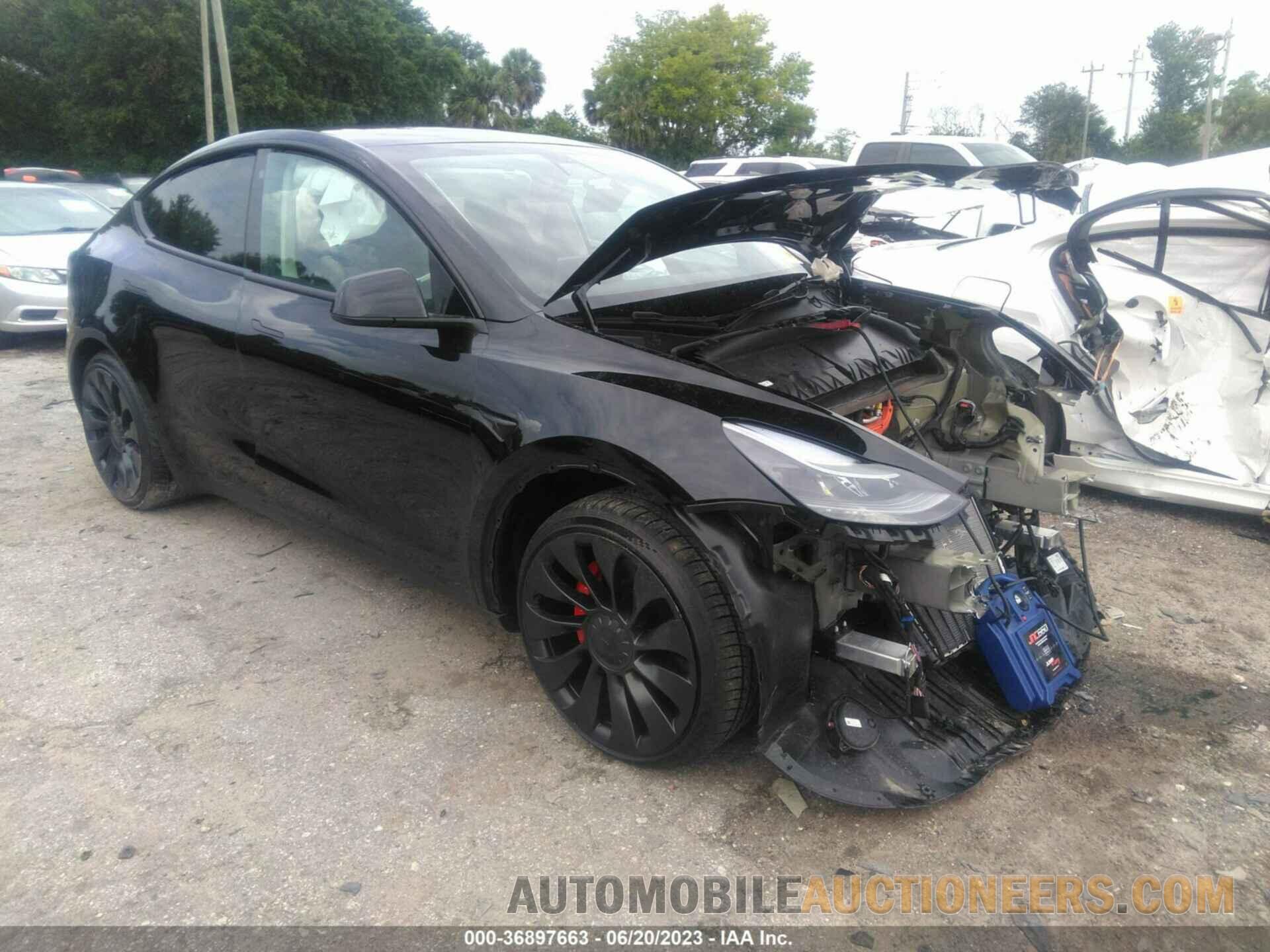 7SAYGDEF0NF457213 TESLA MODEL Y 2022