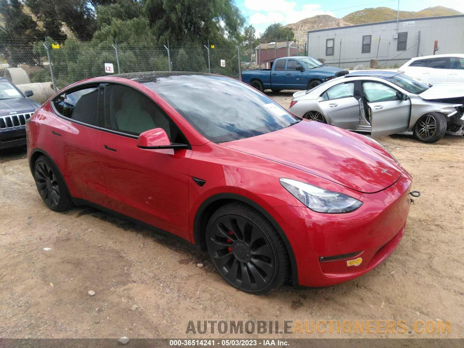 7SAYGDEF0NF490325 TESLA MODEL Y 2022