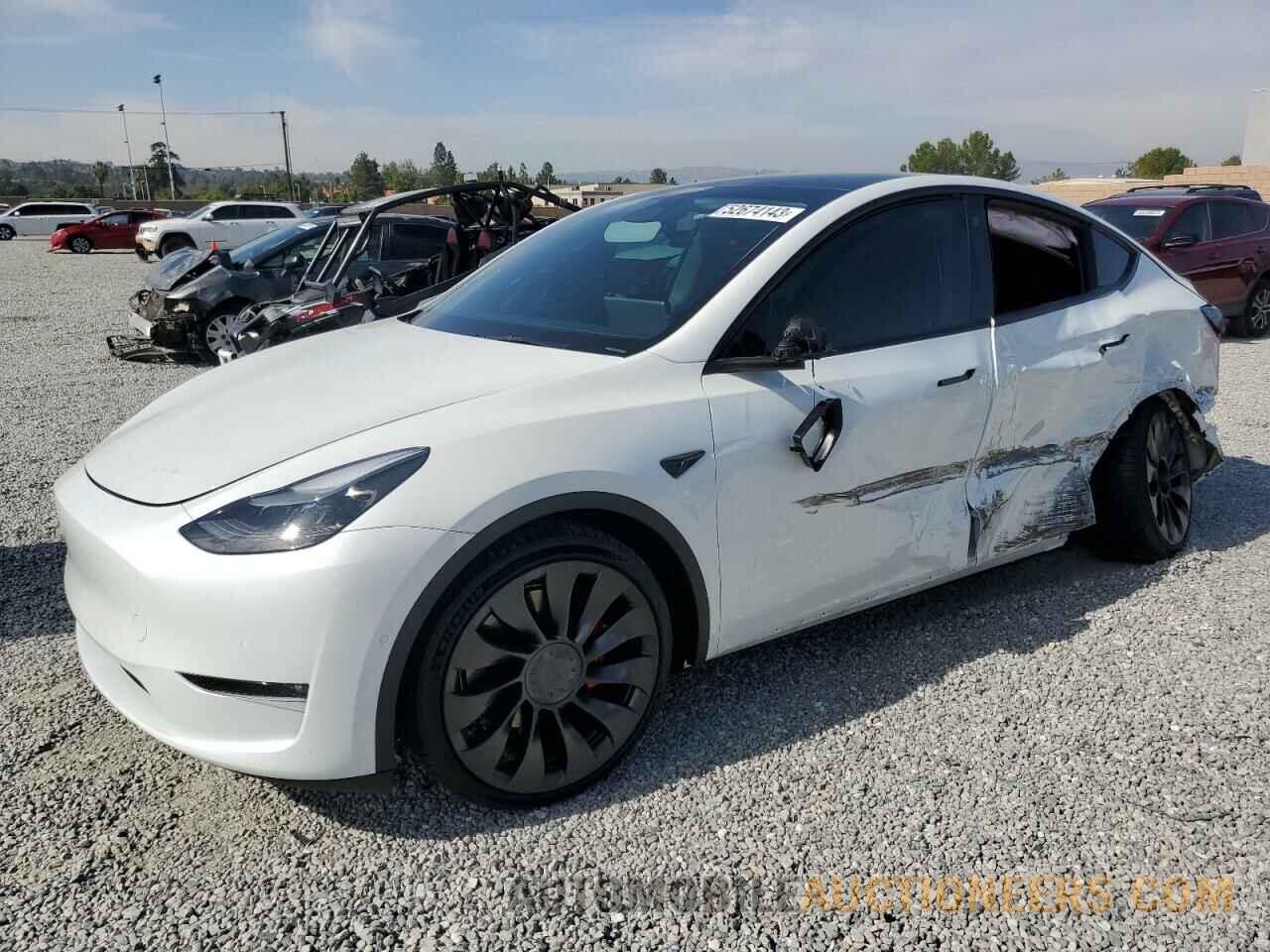 7SAYGDEF0NF505955 TESLA MODEL Y 2022