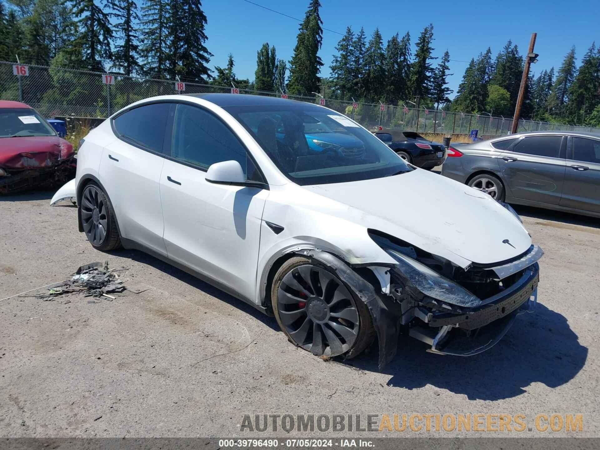 7SAYGDEF0NF547932 TESLA MODEL Y 2022