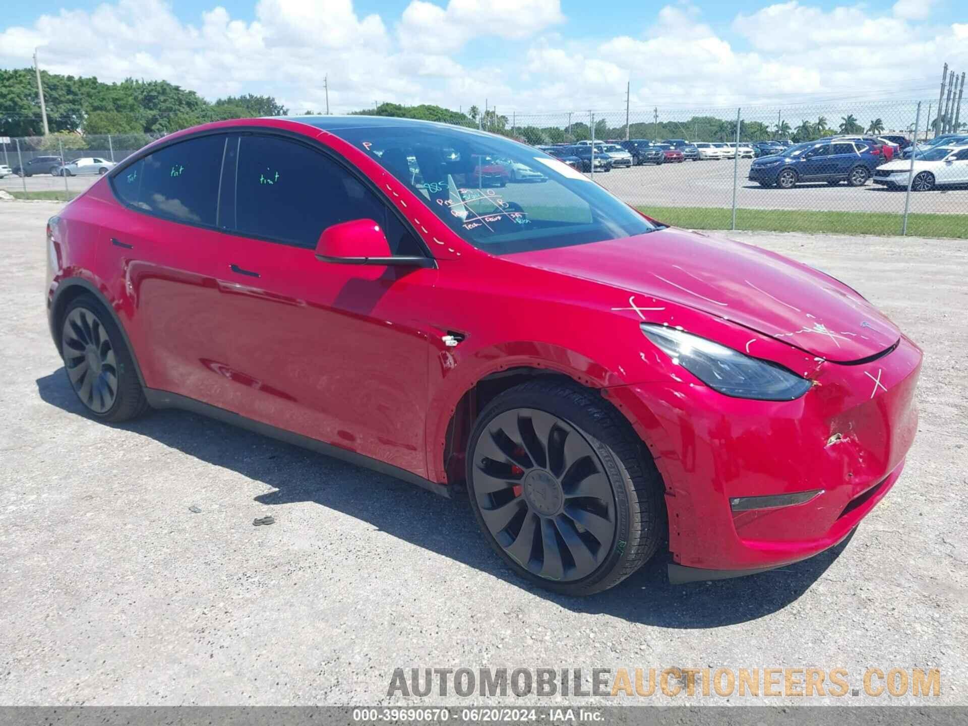 7SAYGDEF0PF749902 TESLA MODEL Y 2023