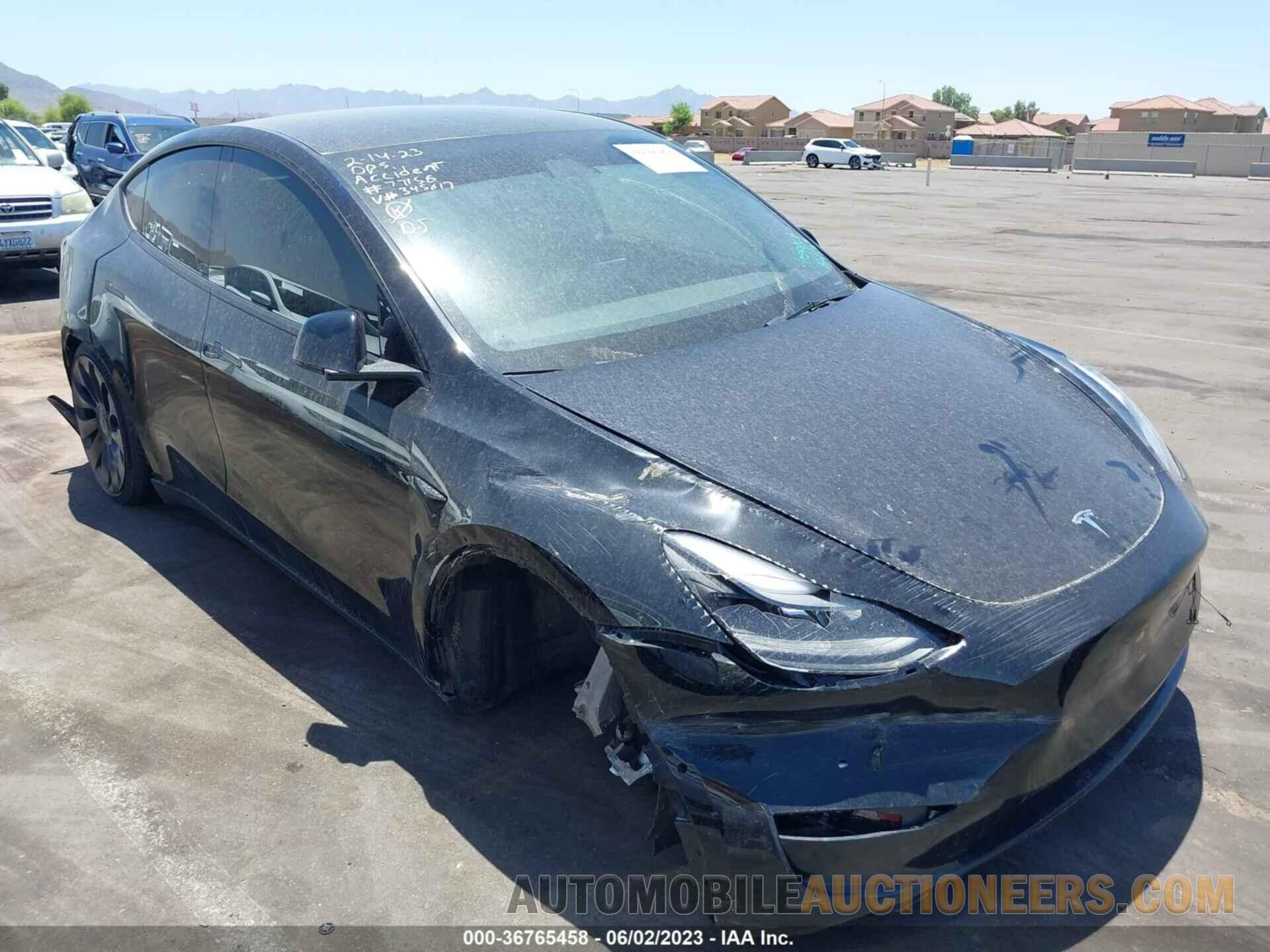 7SAYGDEF1NF345617 TESLA MODEL Y 2022