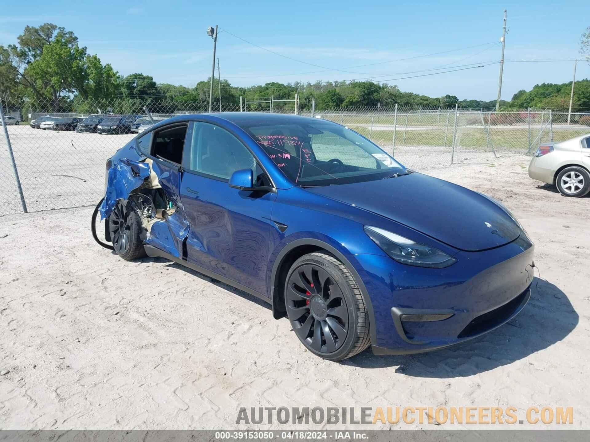 7SAYGDEF1NF454532 TESLA MODEL Y 2022