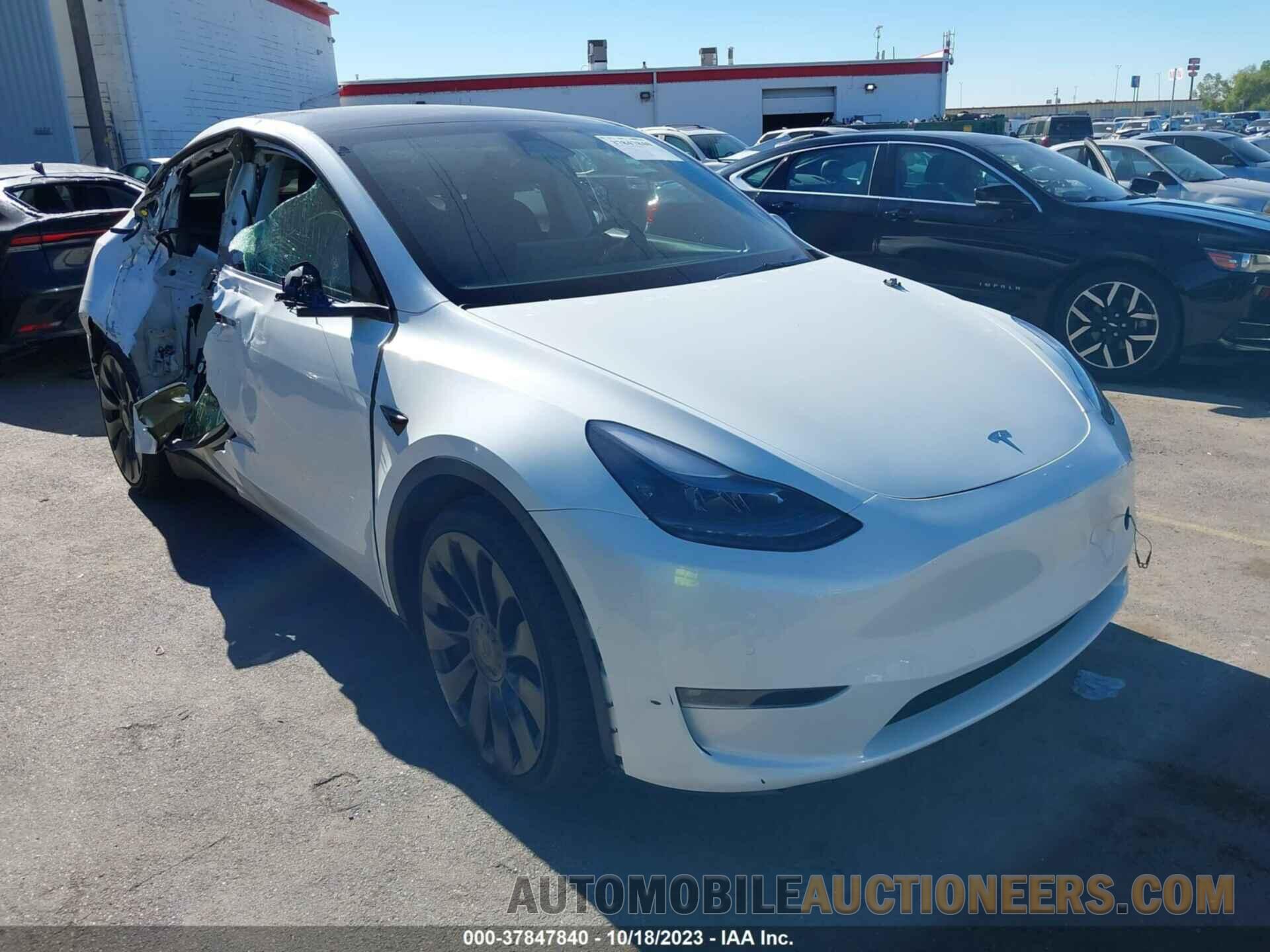 7SAYGDEF1NF455955 TESLA MODEL Y 2022