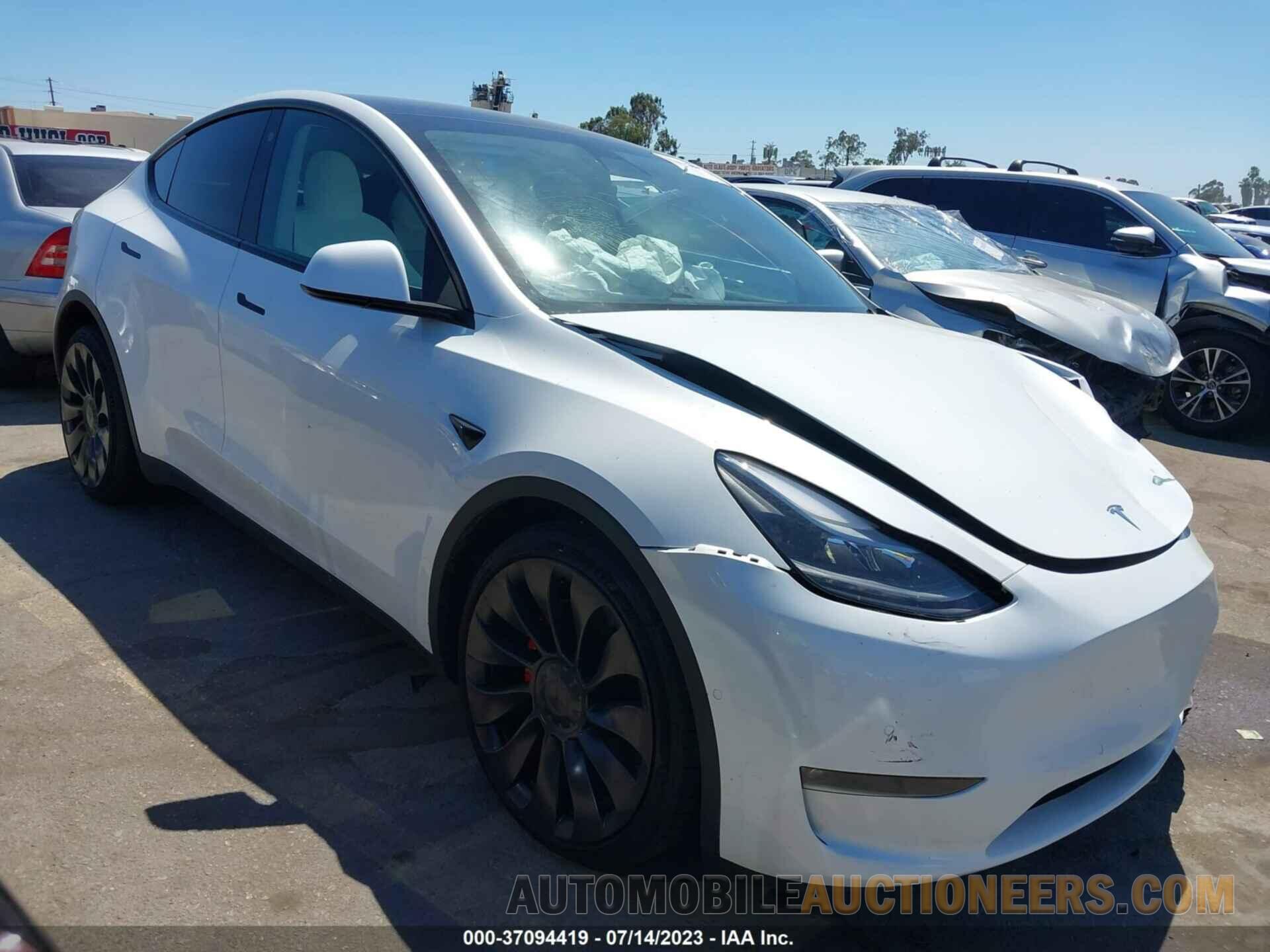 7SAYGDEF2NF343651 TESLA MODEL Y 2022