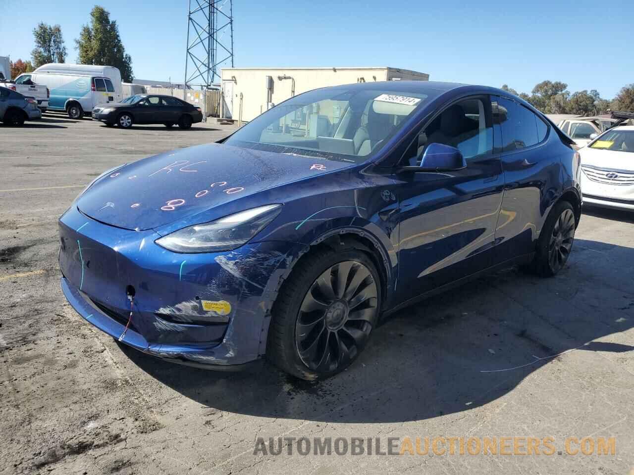 7SAYGDEF2NF345786 TESLA MODEL Y 2022