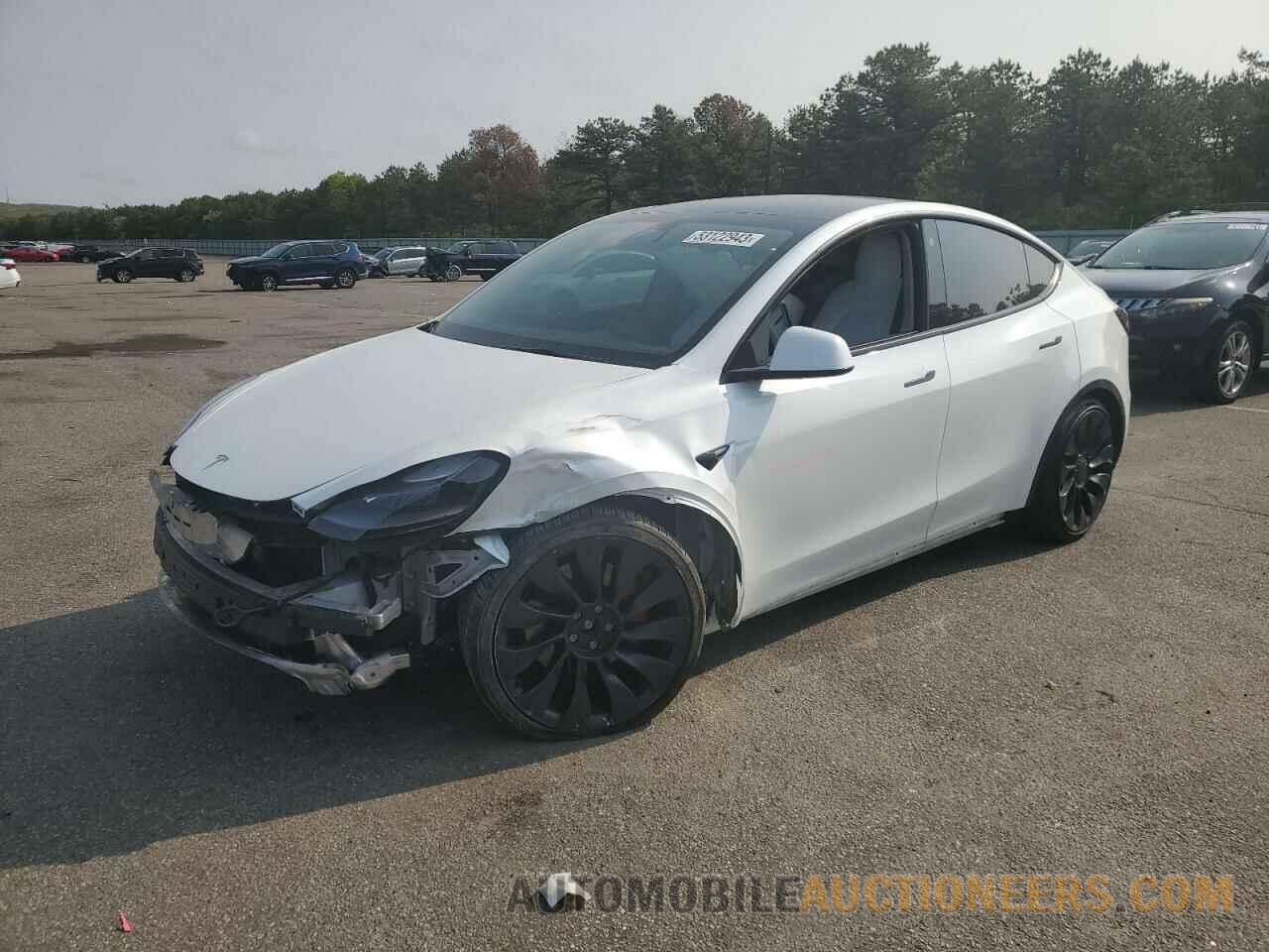 7SAYGDEF2NF383843 TESLA MODEL Y 2022