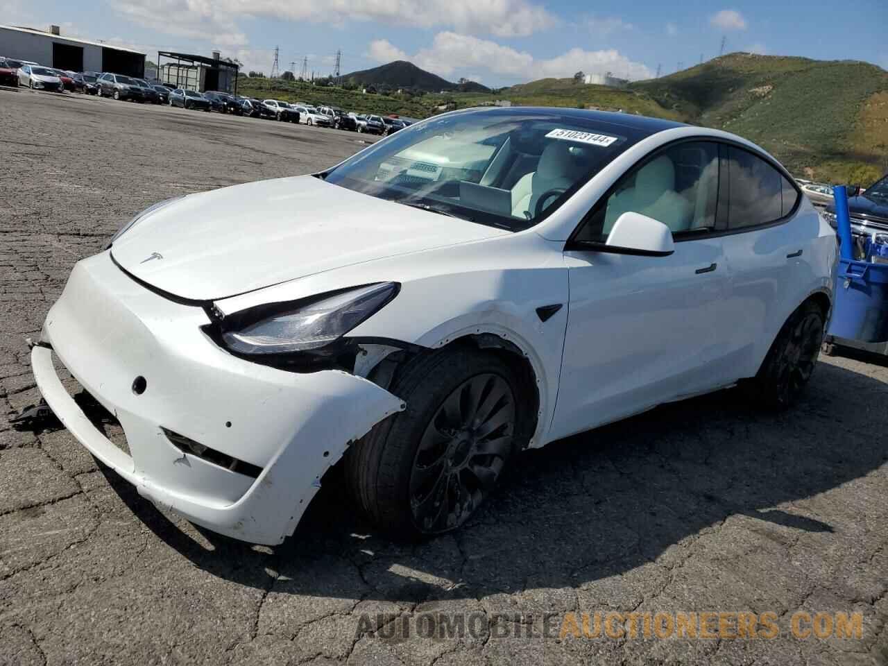 7SAYGDEF2NF384121 TESLA MODEL Y 2022