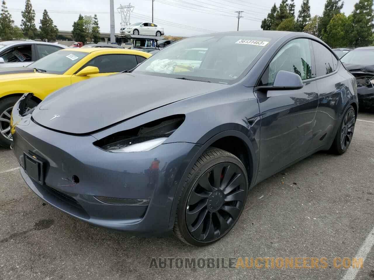 7SAYGDEF2NF390291 TESLA MODEL Y 2022