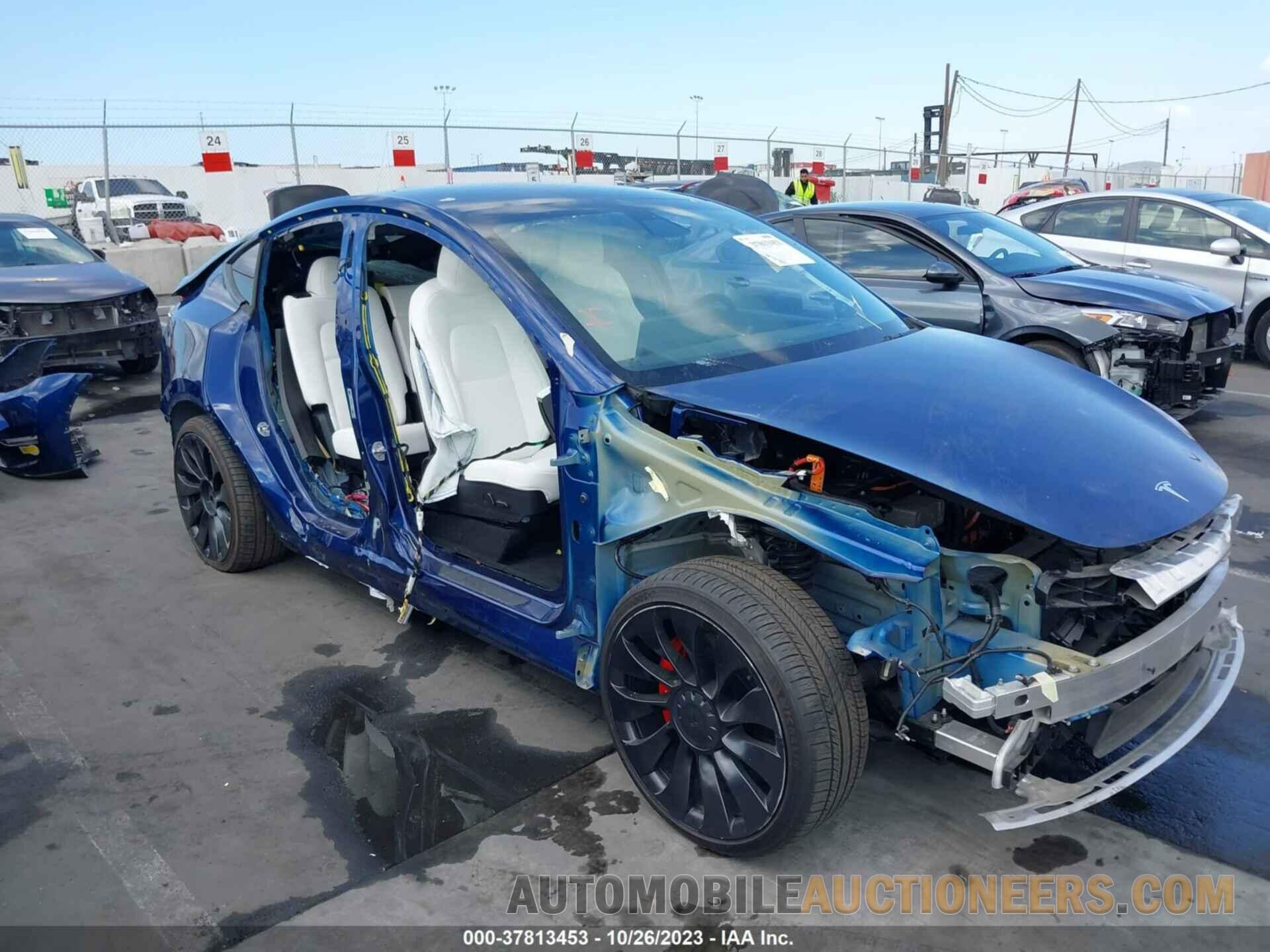 7SAYGDEF2NF393580 TESLA MODEL Y 2022