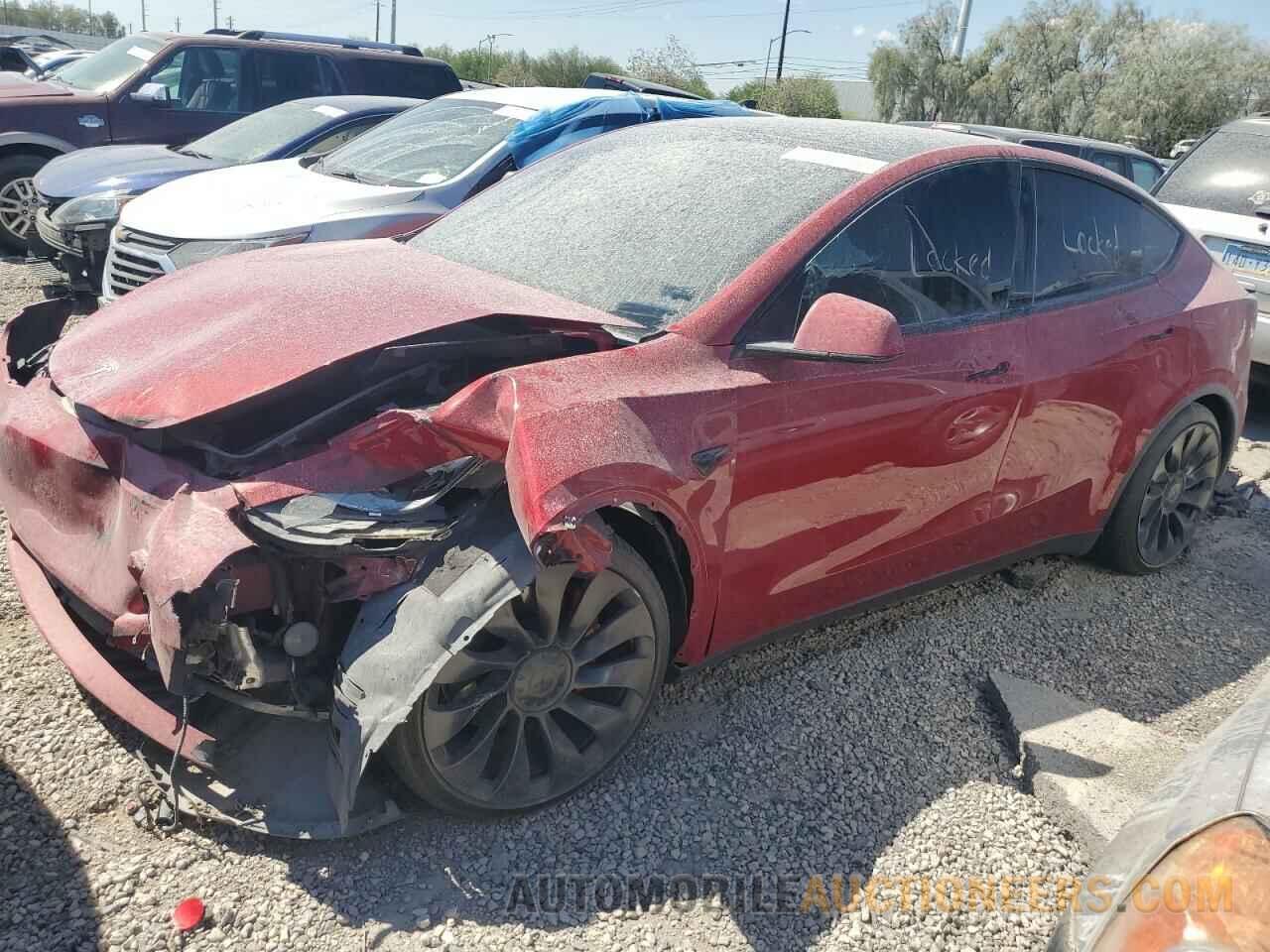 7SAYGDEF2NF405453 TESLA MODEL Y 2022