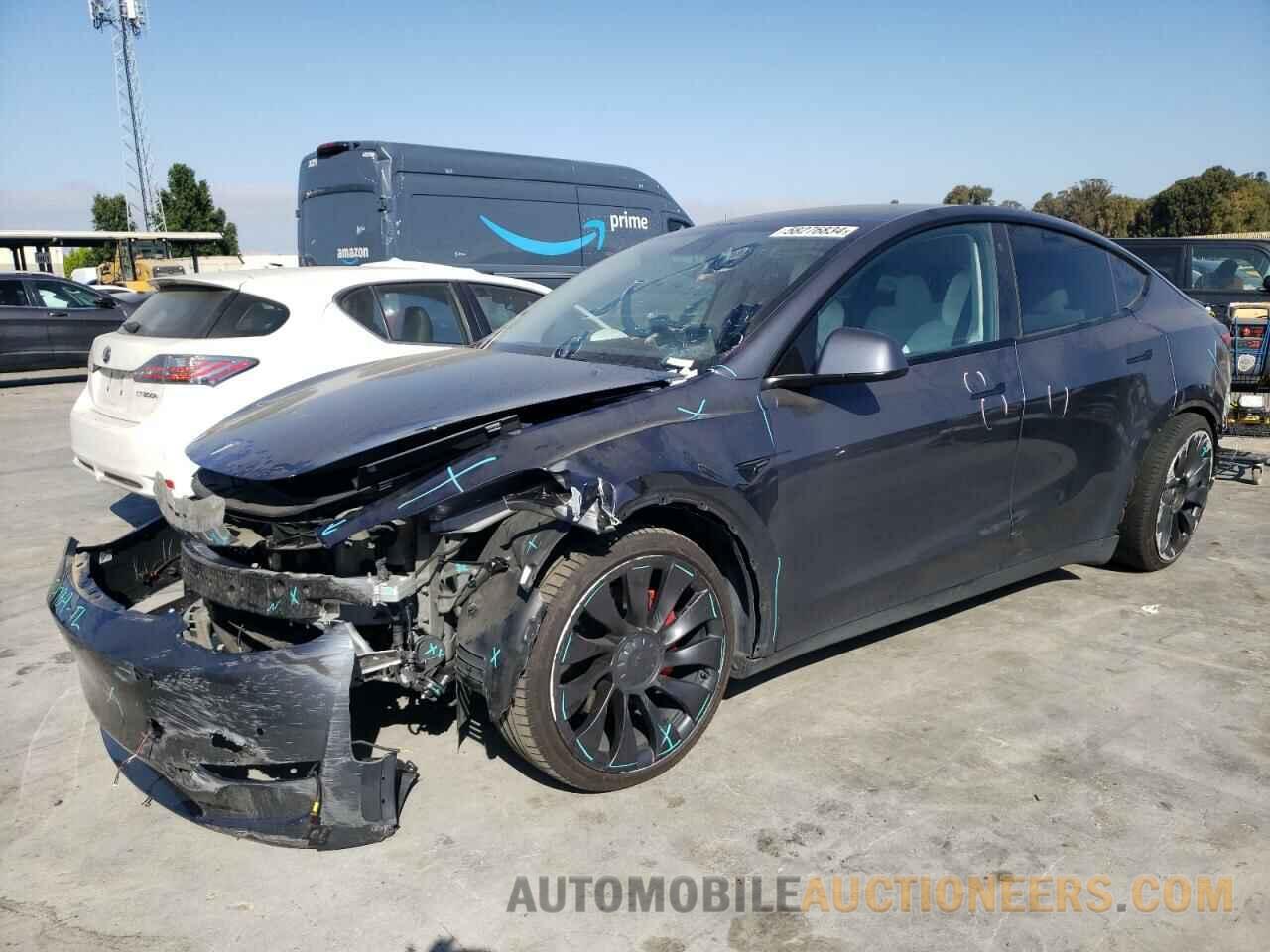 7SAYGDEF2NF411284 TESLA MODEL Y 2022