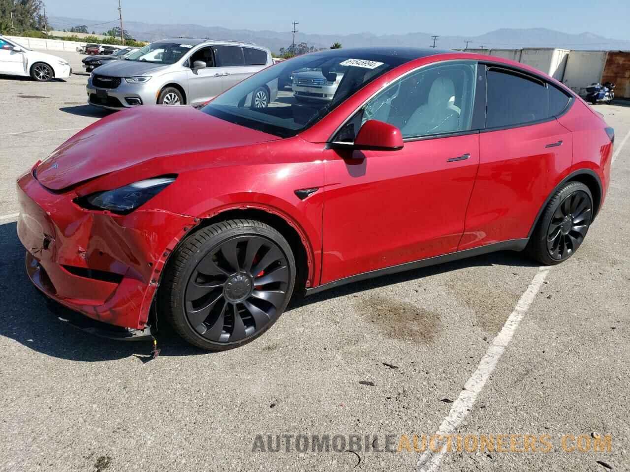 7SAYGDEF2NF462607 TESLA MODEL Y 2022