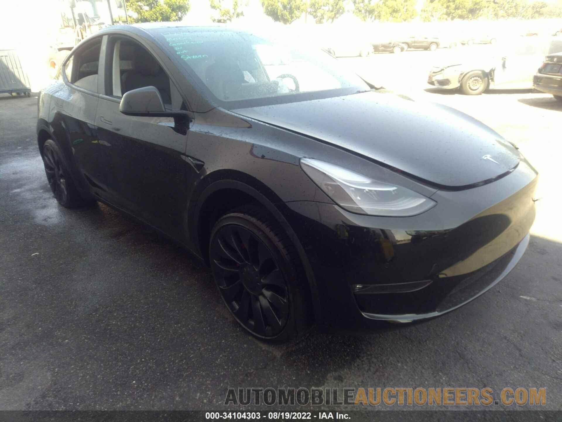 7SAYGDEF2NF465118 TESLA MODEL Y 2022