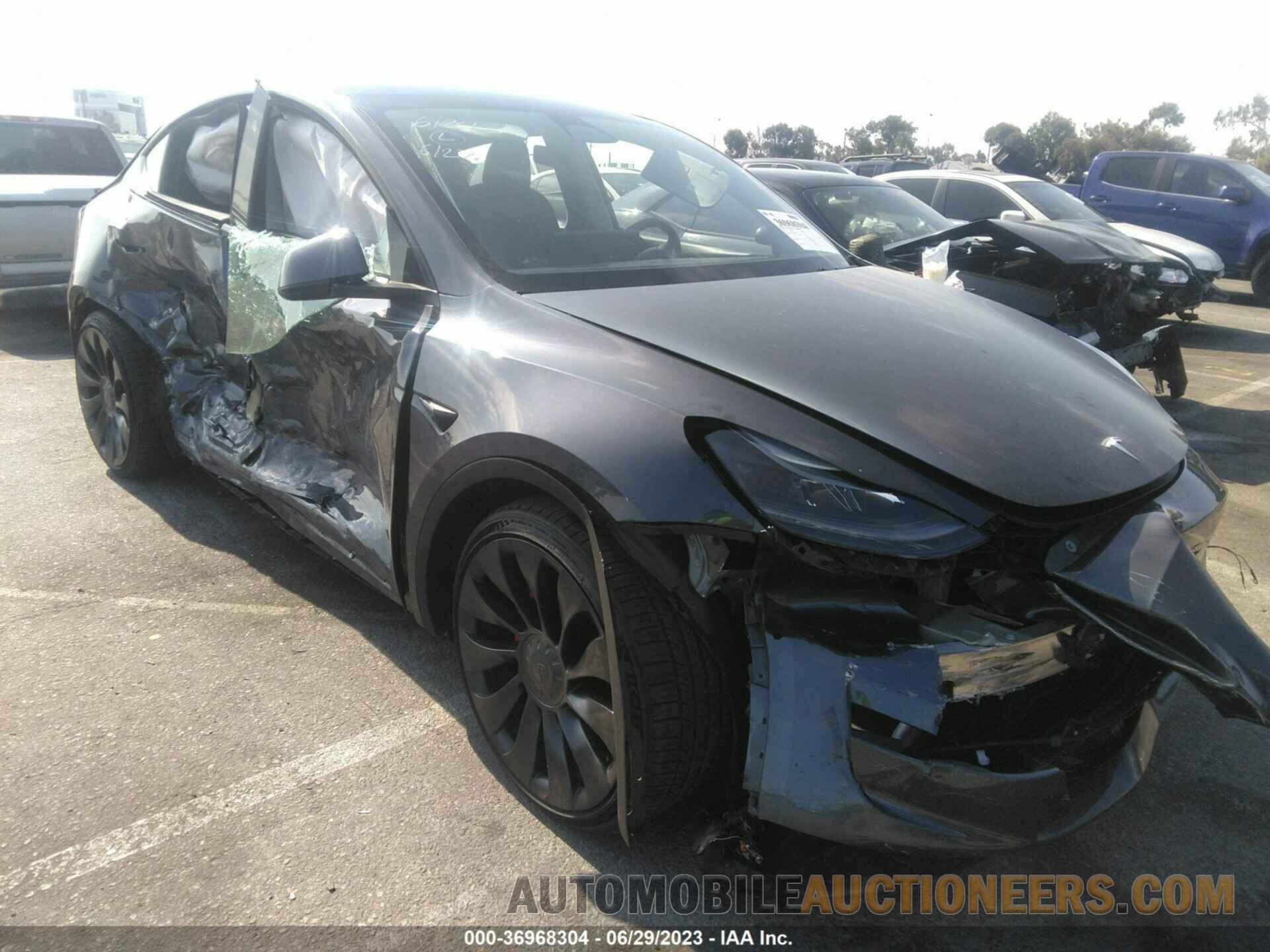 7SAYGDEF2NF484705 TESLA MODEL Y 2022