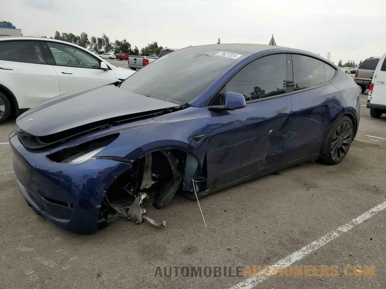 7SAYGDEF2NF524037 TESLA MODEL Y 2022