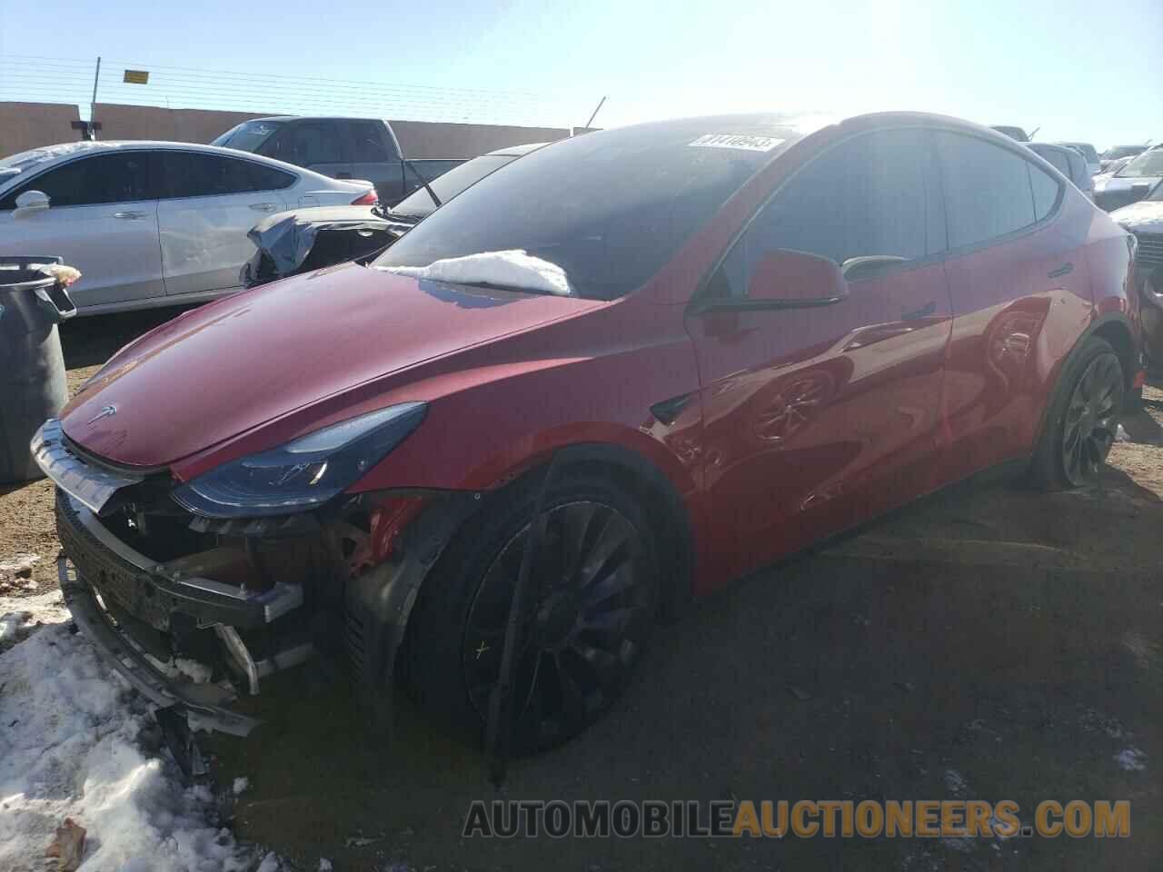 7SAYGDEF3NF340970 TESLA MODEL Y 2022