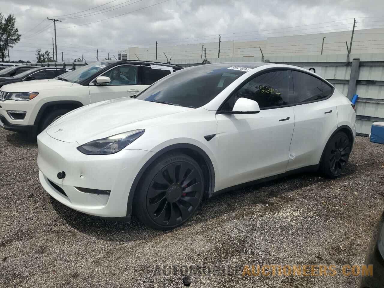 7SAYGDEF3NF416784 TESLA MODEL Y 2022