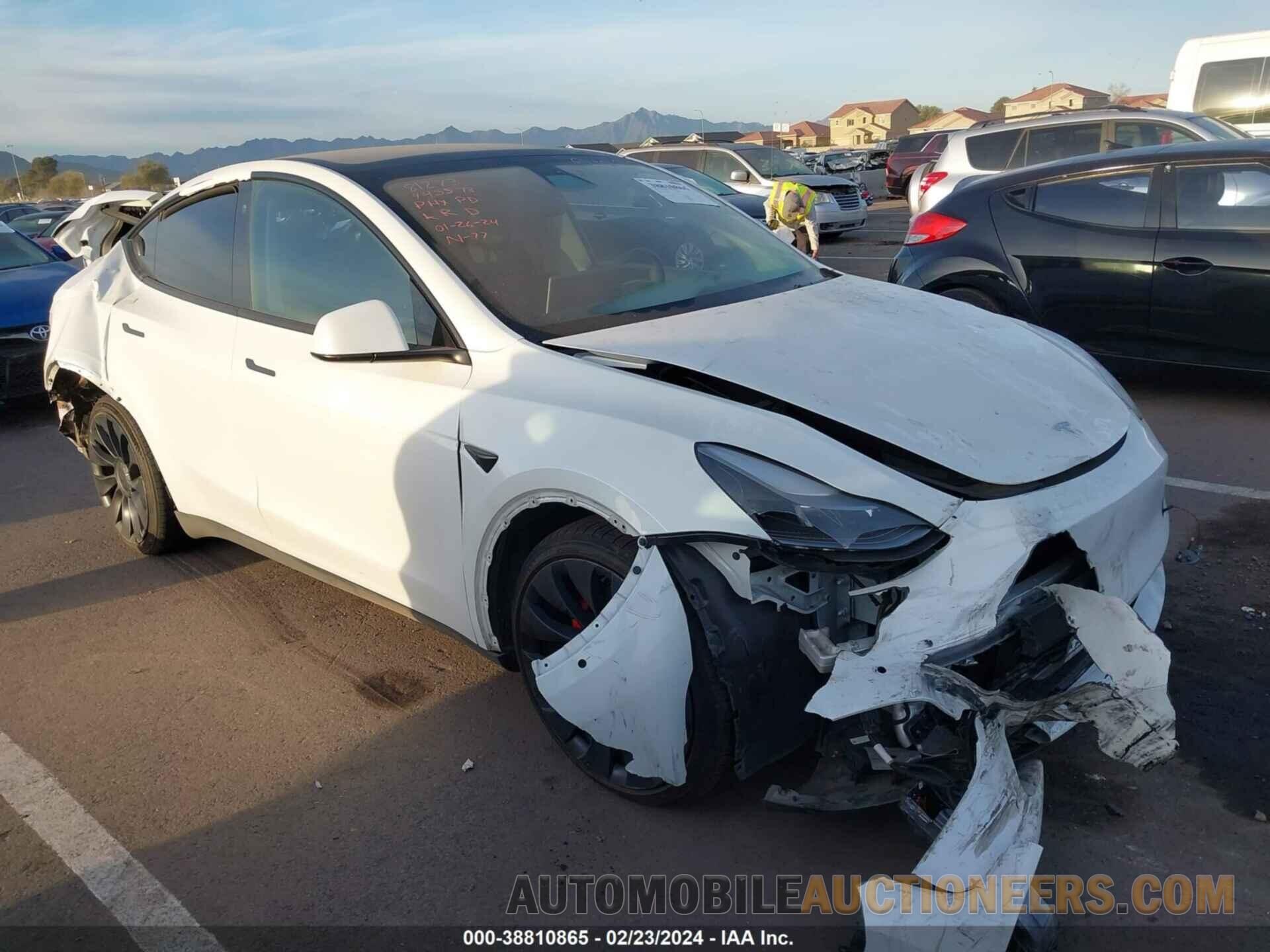 7SAYGDEF3NF445573 TESLA MODEL Y 2022