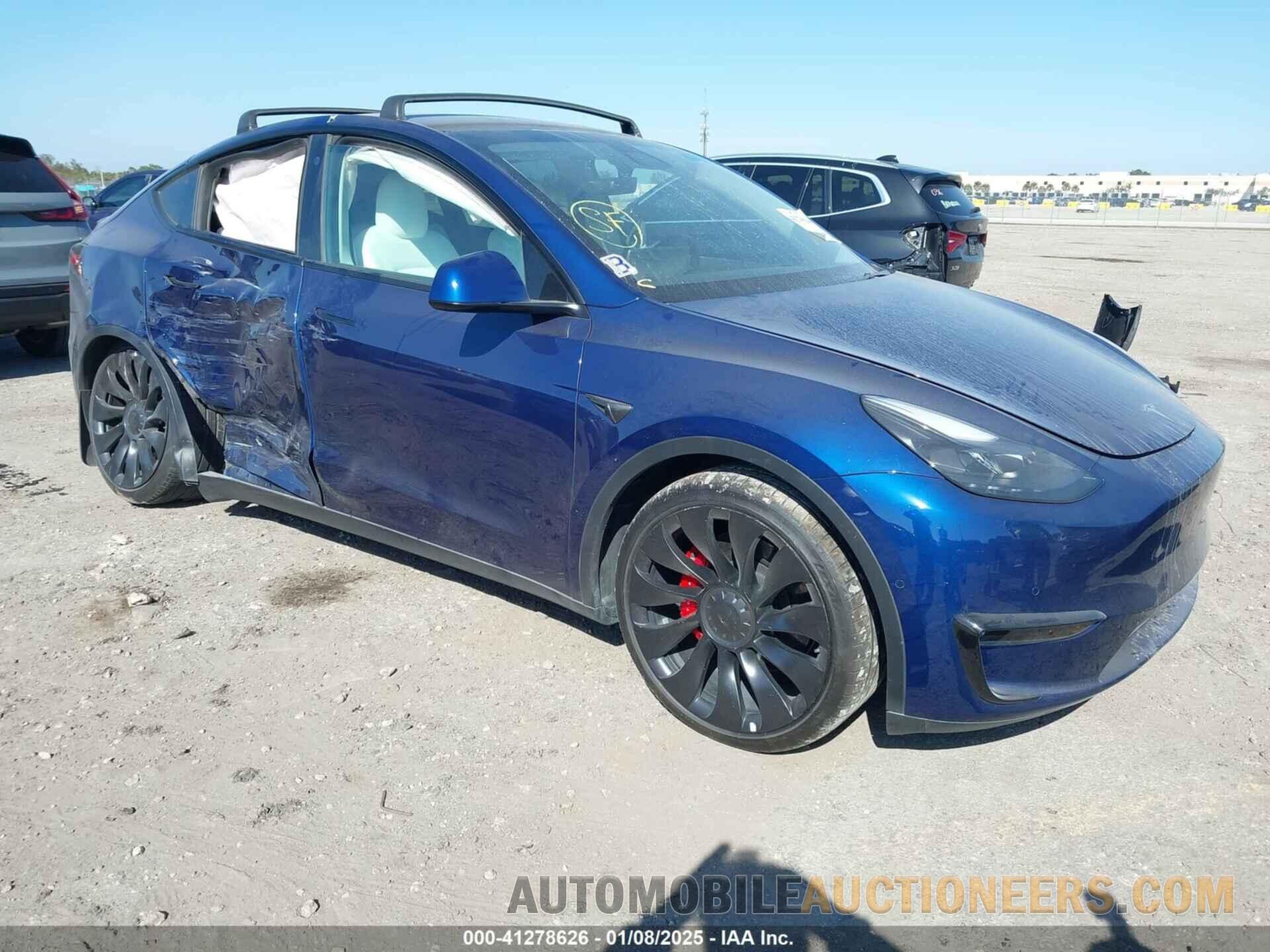 7SAYGDEF3NF465967 TESLA MODEL Y 2022