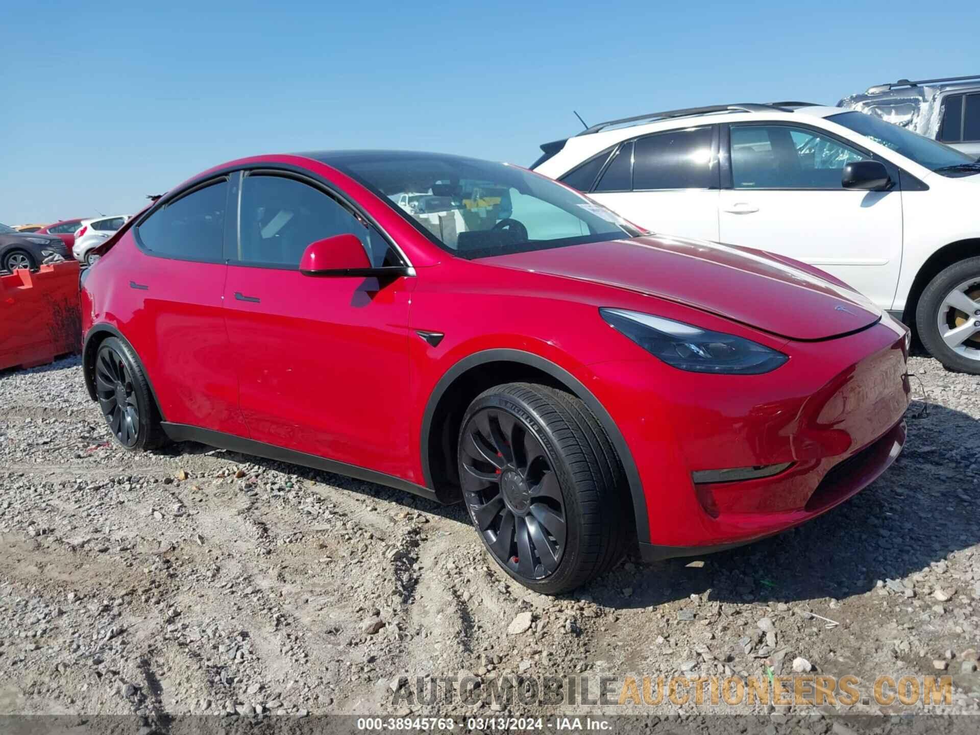 7SAYGDEF3NF493283 TESLA MODEL Y 2022