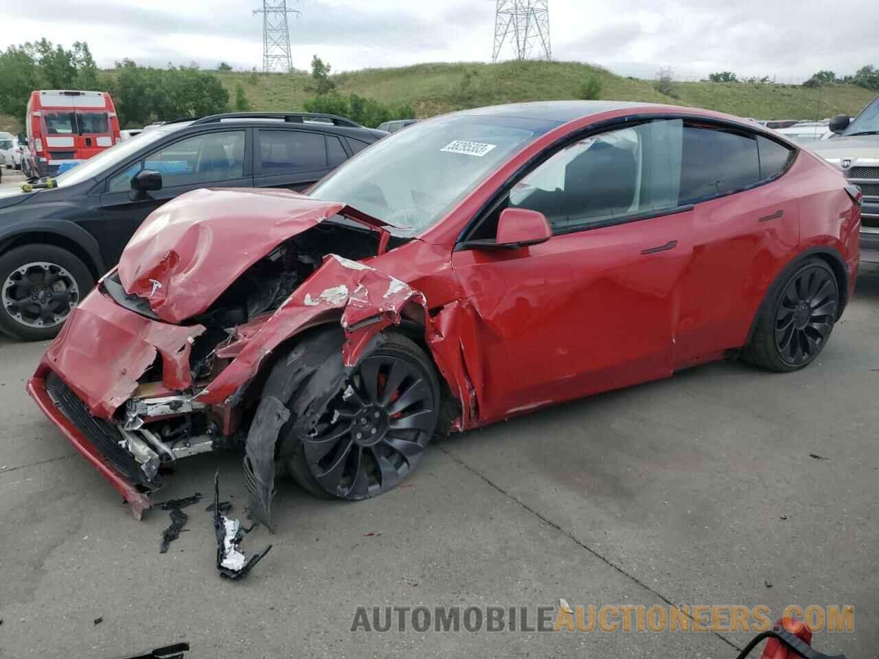 7SAYGDEF3NF518182 TESLA MODEL Y 2022