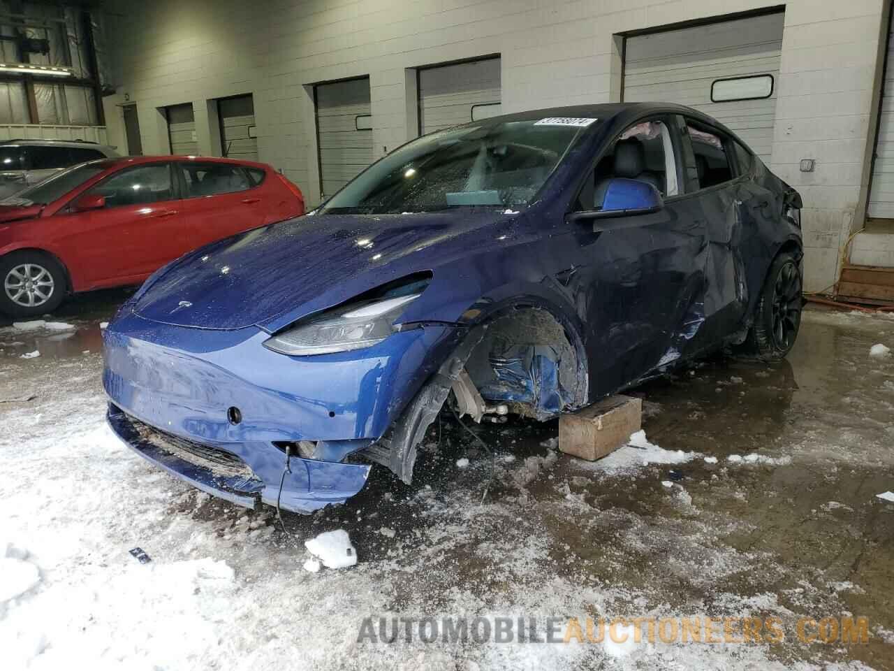 7SAYGDEF3NF520353 TESLA MODEL Y 2022