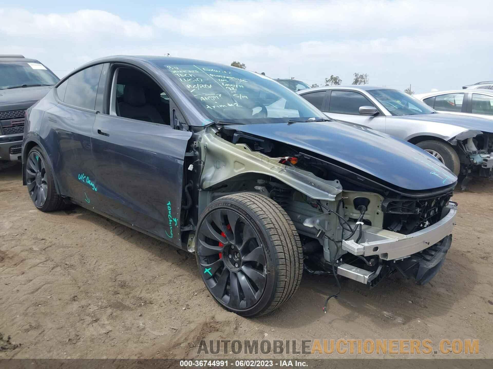 7SAYGDEF3NF543938 TESLA MODEL Y 2022