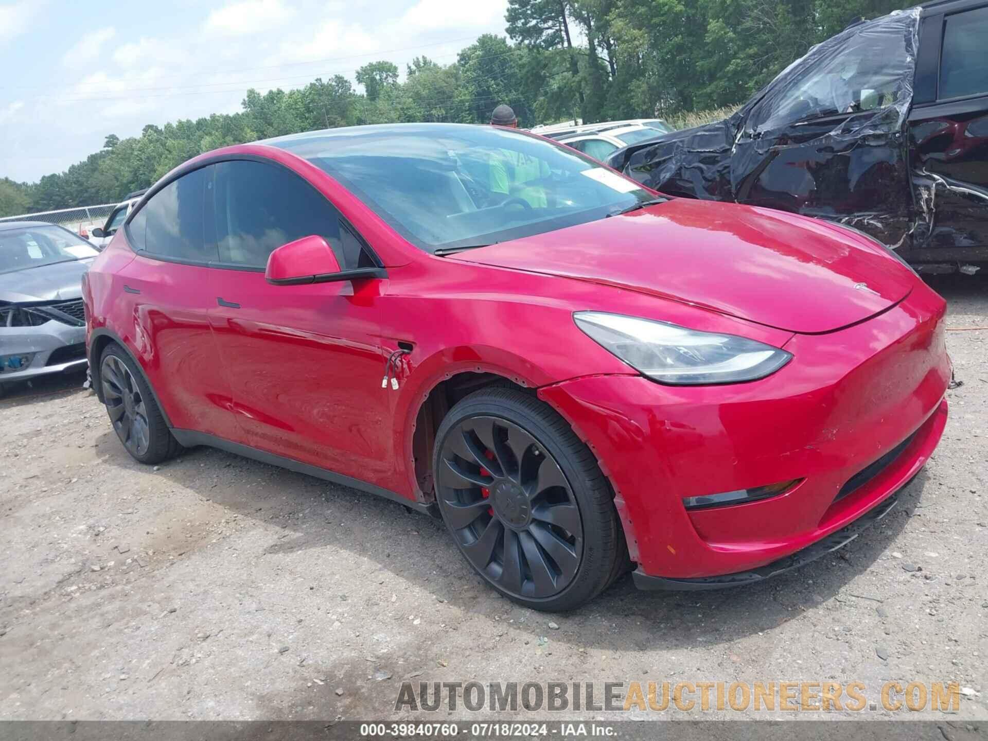 7SAYGDEF4NF327130 TESLA MODEL Y 2022