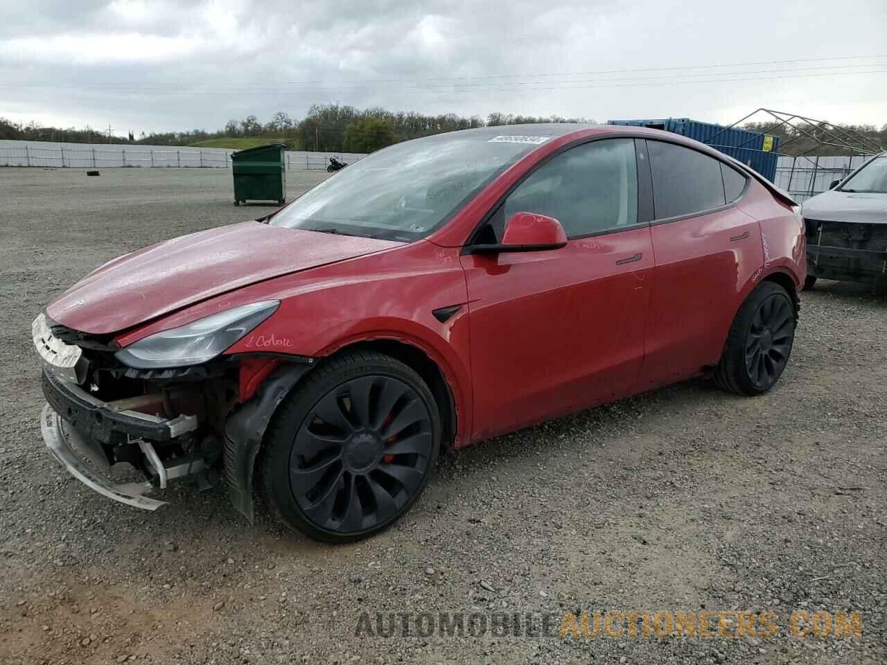 7SAYGDEF4NF383875 TESLA MODEL Y 2022